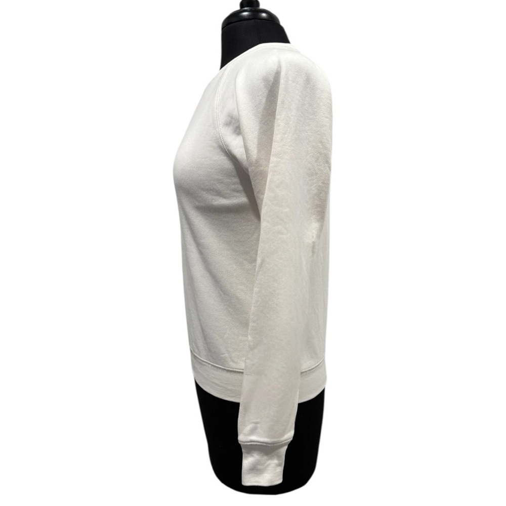 Everlane Lightweight Crewneck Pullover Sweatshirt Top in Bone Sz XS - Picture 6 of 12
